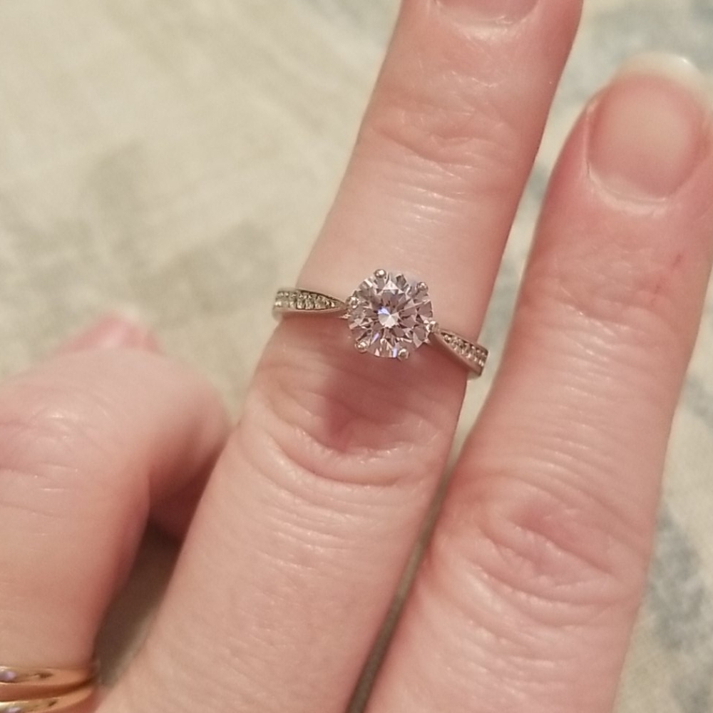Size 5 .925 CZ ring